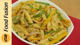 Chicken Fajita Pasta Recipe By Food Fusion [upl. by Shaylyn645]