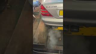 Mercedes SLK 230 R170 exhaust sound with De cat pipe [upl. by Artsa308]