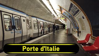 Metro Station Porte dItalie  Paris 🇫🇷  Walkthrough 🚶 [upl. by Kenn177]