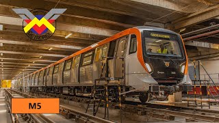 Bucharest Metro  New Alstom Metropolis BM4 trains for M5 line [upl. by Lemrahc223]