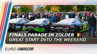 NASCAR in your city center  EuroNASCAR Finals 2024 parade [upl. by Cowden]