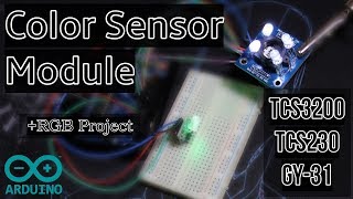 Arduino Color Sensor Module TCS3200  TCS230  GY31  RGB color duplication [upl. by Jeanie]