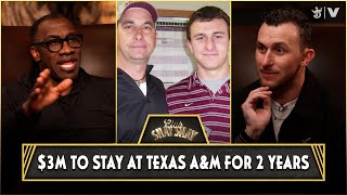 Johnny Manziel’s Dad Asked For 3M To Stay At Texas AampM For 2 More Years  CLUB SHAY SHAY [upl. by Eelak]