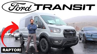 2024 Ford Transit Trail Its A Raptor Van [upl. by Bronny]