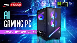 AI Gaming PC MPG Infinite X3 AI 2nd [upl. by Thor84]