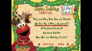 Elmos World Happy Holidays DVD Menu Walthrough 2009 Reprint [upl. by Attwood]