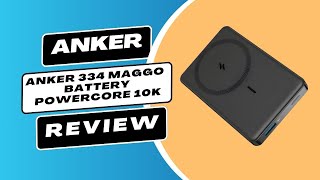 Anker 334 MagGo Battery PowerCore 10K Review [upl. by Solitta538]