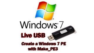 Create a Windows 7 PE with MakePE3 by Britec [upl. by Eiramlatsyrc947]