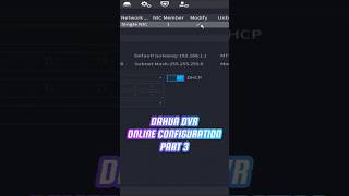 Dahua DVR Online Configuration  Part 3 cctv cctvcamera dahua [upl. by Griffiths]