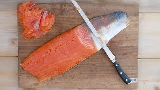 How To Cold Smoke Salmon  Delicious Salmon Bagel [upl. by Nonah]