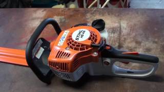 Stihl HS 45 Hedge Trimmer Review [upl. by Yee566]