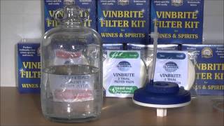 The Vinbrite Filter Kit for Wines and Spirits  assembly and operation [upl. by Eniarol483]