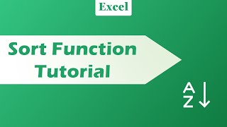 Automatically Sort Data in Microsoft Excel  Sort Function Tutorial  Includes Multiple Columns [upl. by Annibo]