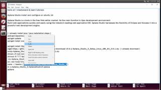 How To Install Aptana Studio on Ubuntu [upl. by Moskow]
