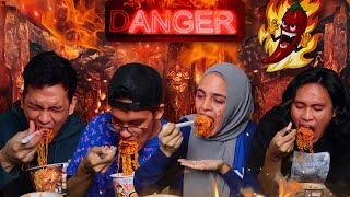 CHALLENGE RAMEN DARI NERAKA ⚠️ RAMEN PALING PEDAS DALAM MALAYSIA [upl. by Nibroc304]