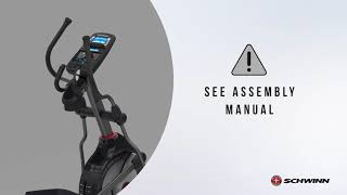 Schwinn  470 Elliptical Assembly Video [upl. by Lala964]