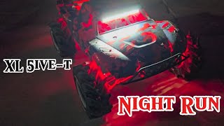 Losi 5t quick Nite Run rc led 4x4 2stroke rccar [upl. by Aitram]