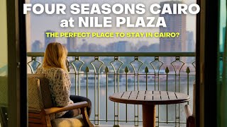 Four Seasons Hotel Cairo at Nile Plaza  Huge and Opulent Tour and Review 2022 [upl. by Lehctim]