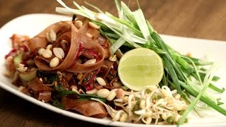 Pad Thai Noodles  Popular Thai Food Recipe  The Bombay Chef  Varun Inamdar [upl. by Anirroc671]