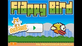 Comment creer le jeu flappy bird sur scratch 30 [upl. by Nnyloj]