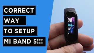 Xiaomi Mi Band 5  Complete Setup for Android amp iOS [upl. by Ohcirej623]