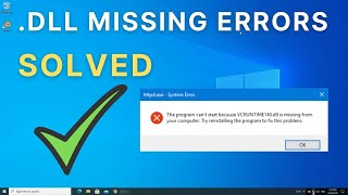 mfc140udll Missing Error  How to Fix  2 Fixes  2021 [upl. by Anahsahs209]