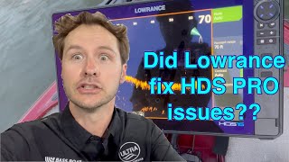 How to Update Lowrance HDS Pro and ActiveTarget to the Latest SoftwareDid they Fix our Issues [upl. by Yetak]