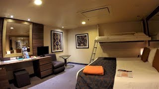 MSC Divina Interior Stateroom Cabin Tour 4K [upl. by Ryan]