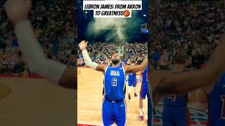 LeBron James From Akron to Greatness nba nbaplayer basketballplayer lebronjames [upl. by Ima]