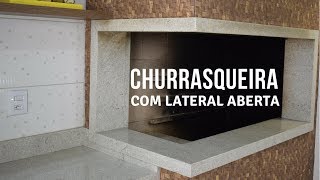 Churrasqueira aberta na lateral  PRÓS CONTRAS e DICAS [upl. by Rhona]