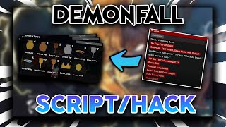 NEW BEST Demonfall Script HACK GUI Trinket Farm INF Spins Mob Farm GodMode Breathing WORKING [upl. by Haven]