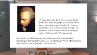 Erkenntnistheorie 6 Immanuel Kant [upl. by Esirrehc806]