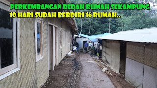 Perkembangan Bedah Rumah Sekampung Hujan MelandaMereka Tetap Semangat Bekerja [upl. by Cathyleen725]