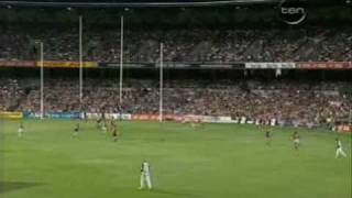 AFL  Rocca kicks 2 70 m bombs [upl. by Iphigenia714]