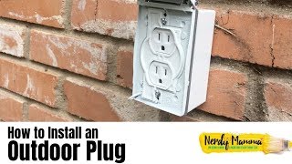 How to Install an Outdoor Plug [upl. by Sandro]