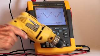 Using the Fluke 190502 Scopemeter to measure electrical noise [upl. by Natanoy]