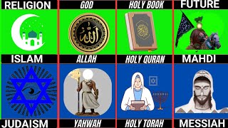 Islam vs Judaism Explained Just in 5 Minutes Major Differences  Religion Comparison [upl. by Annazus282]