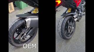 Ducati V2S Exhaust Comparison [upl. by Nehtanhoj]