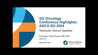 2024 ASCO Genitourinary Testicular Cancer Highlights [upl. by Aitsirk]