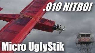 The nitro powered Mini Stik RC plane is finished [upl. by Annovoj]