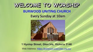 Burwood Uniting Church Livestream  Sunday 6th October 2024 [upl. by Ahseim]