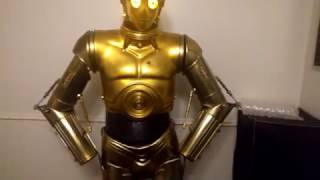 C3PO Costume Blog 24  C3PO v1 is done [upl. by Nallaf209]