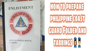 HOW TO MAKE PREPARE TABBING LETTERS FOR PHILIPPINE COAST GUARD PNP BFP BJMP FOLDER [upl. by Nolyad]