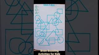 Brain Boosting Activities for 4 year old Brain Teasers Activity to Improve Concentration shorts [upl. by Garibald885]