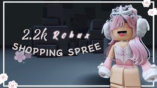 22K ROBLOX SHOPPING SPREE [upl. by Durham]