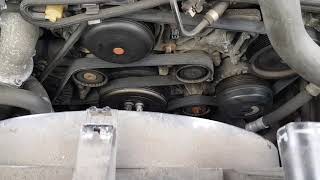 Mercedes W212 E250 serpentine v belt change [upl. by Mudenihc]