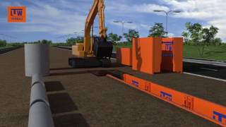 Installation Trench Box  Verbaubox VB 100 [upl. by Oinafipe]