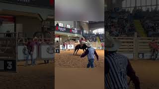 Tanner Edwards with a 68 point ride at Stockyards Championship Rodeo ‌ ‌broncriding rodeo [upl. by Scriven]