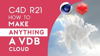 C4D R21 Tutorial  Make Custom Clouds  Redshift VDB Render [upl. by Binni]