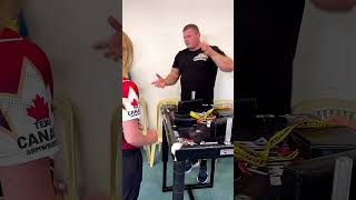 Polska vs Canada armwrestling Julia Jablonska [upl. by Ummersen882]